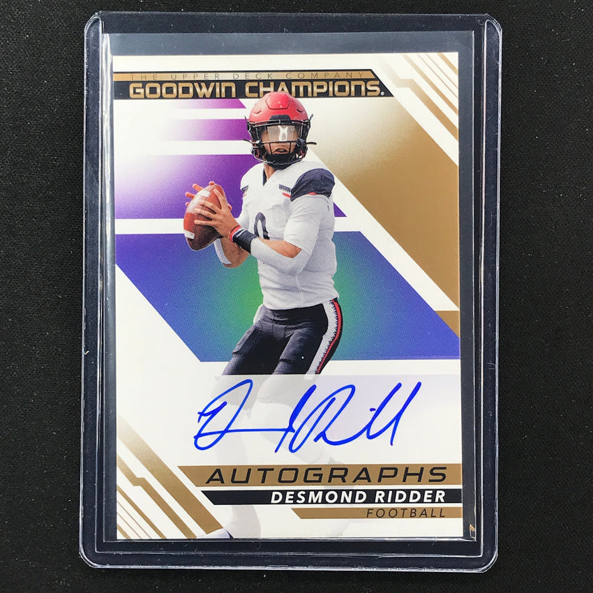 2022 Goodwin Champions DESMOND RIDDER Autographs Base Auto #DE
