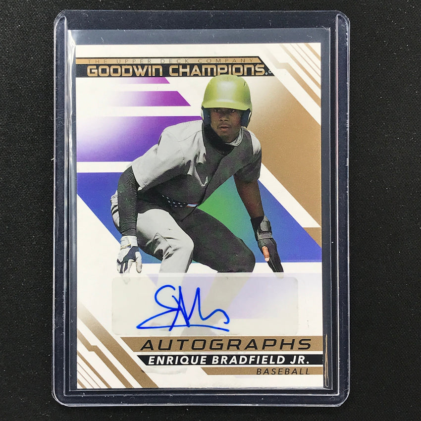2022 Goodwin Champions Enrique Bradfield Jr. Autographs Base Auto No Eb A
