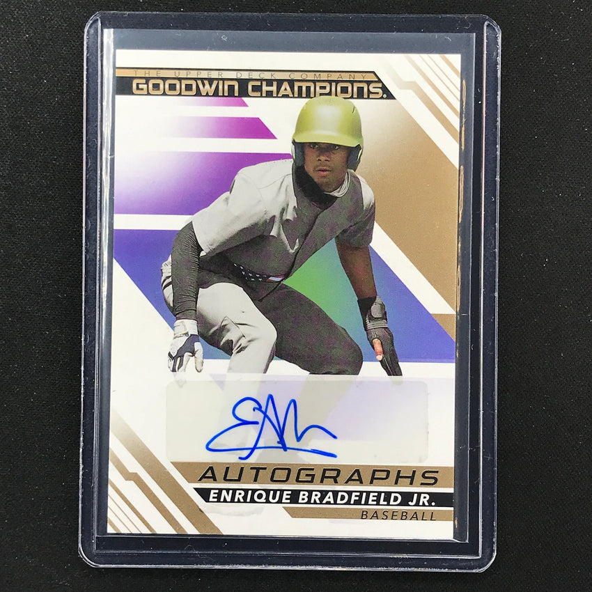 2022 Goodwin Champions Enrique Bradfield Jr. Autographs Base Auto No Eb B