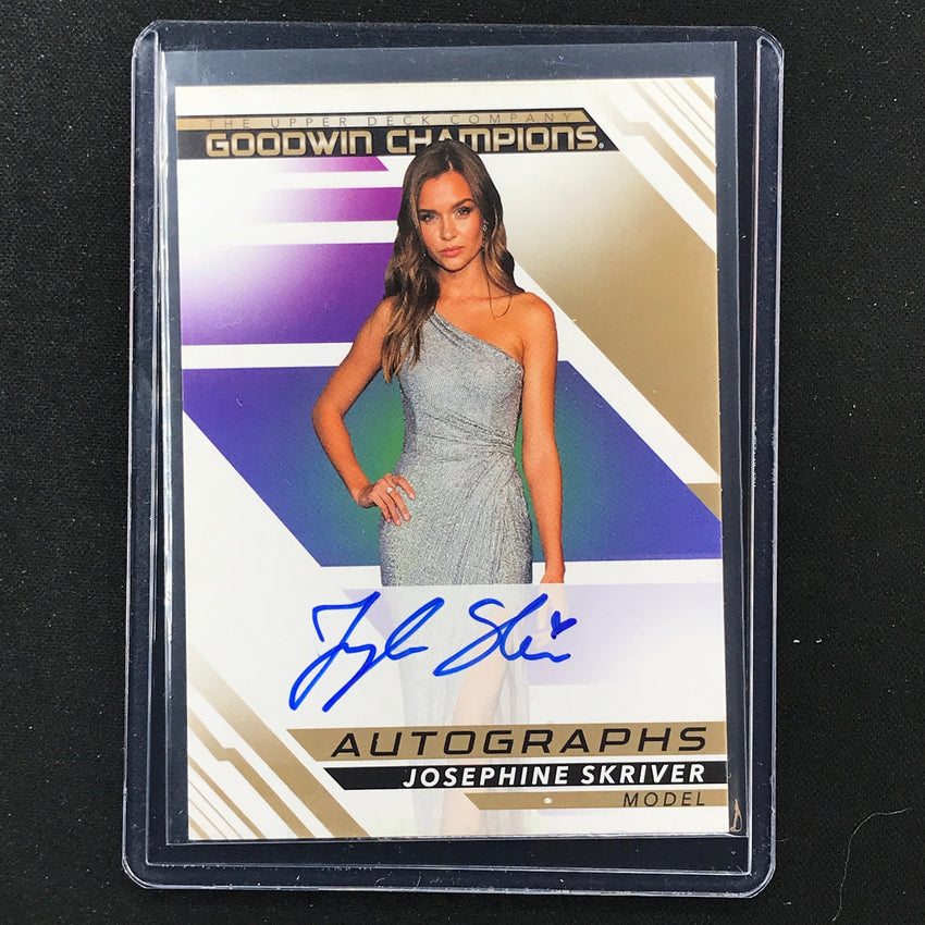 2022 Goodwin Champions Josephine Skriver Autographs Base Auto No Js
