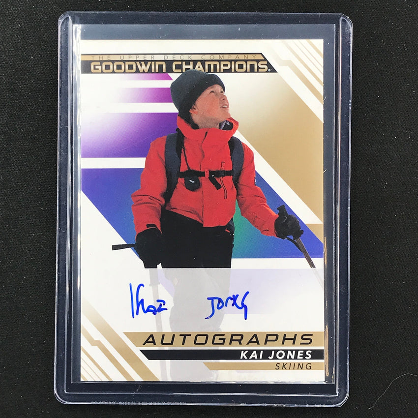 2022 Goodwin Champions Kai Jones Autographs Base Auto No Kj B