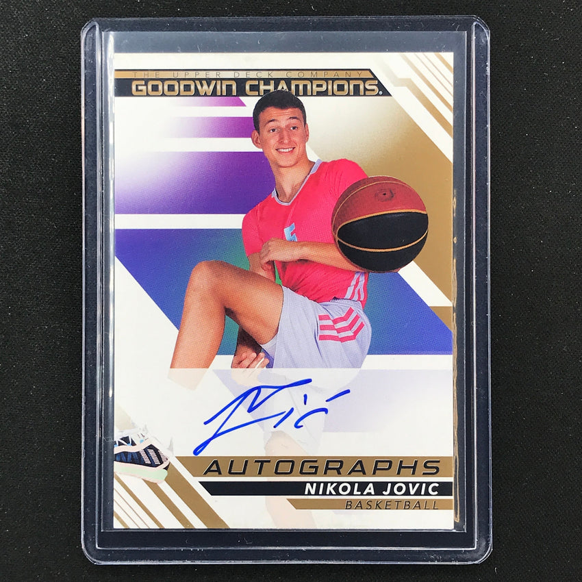 2022 Goodwin Champions Nikola Jovic Autographs Base Auto No Nj
