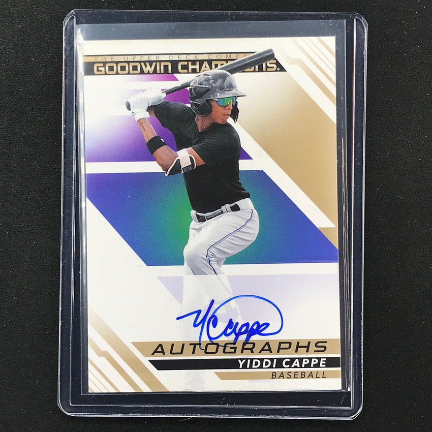 2022 Goodwin Champions Yiddi Cappe Autographs Base Auto No Yc A