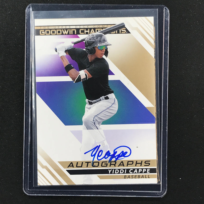 2022 Goodwin Champions Yiddi Cappe Autographs Base Auto No Yc B