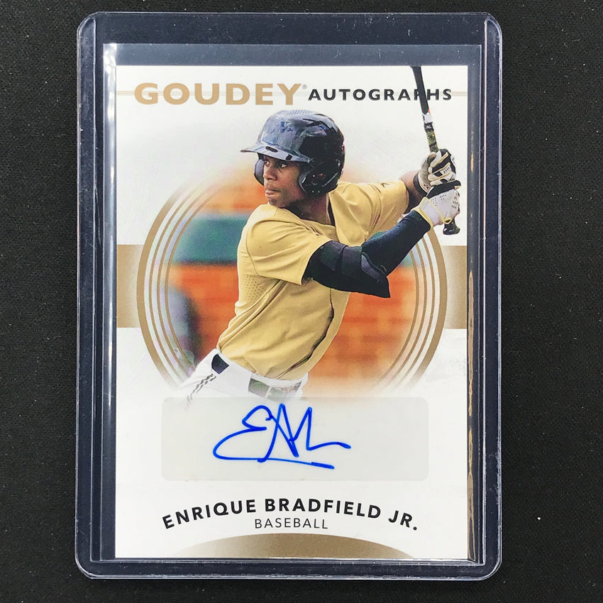 2022 Goodwin Champions ENRIQUE BRADFIELD JR. Goudey Autographs Base Auto #BJ