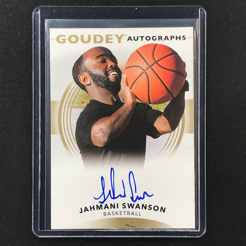 2022 Goodwin Champions Jahmani Swanson Goudey Autographs Base Auto No Js