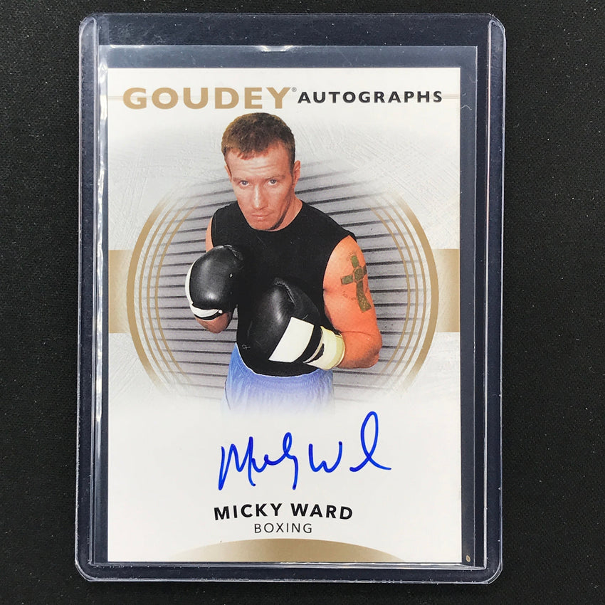 2022 Goodwin Champions Micky Ward Goudey Autographs Base Auto No Mw