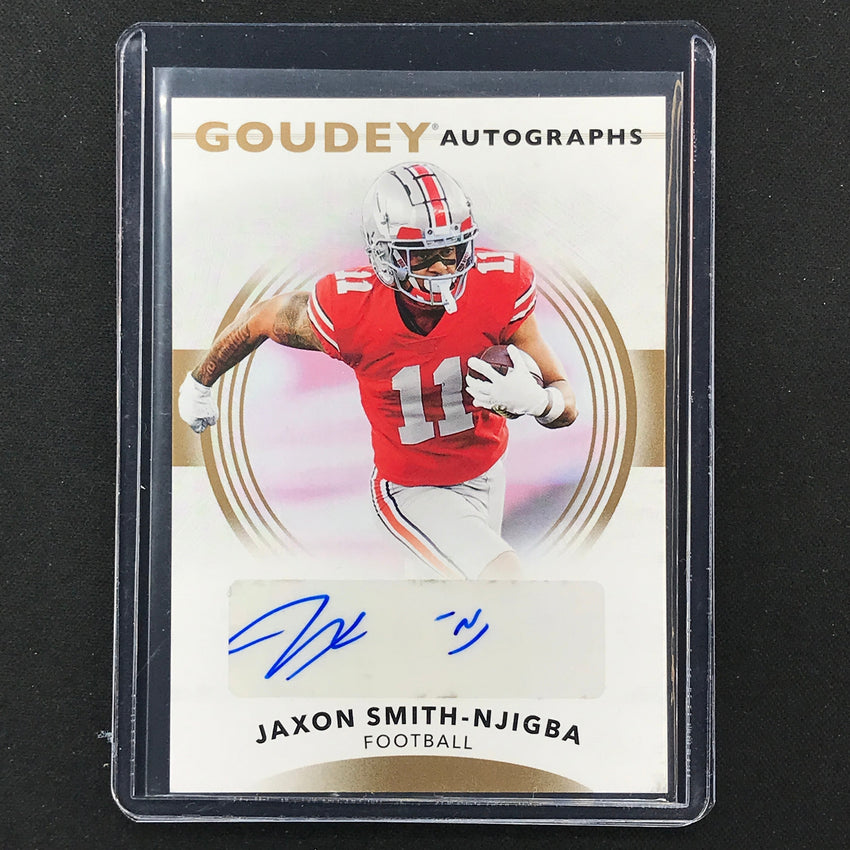 2022 Goodwin Champions Jaxon Smith-njigba Goudey Autographs Base Auto No Sn