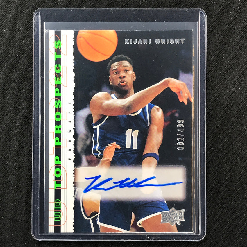 2022 Goodwin Champions Kijani Wright 2003 Top Prospects Auto 2/499