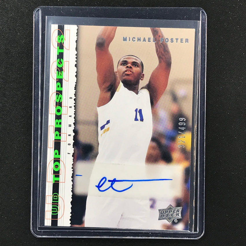 2022 Goodwin Champions Michael Foster Top Prospects Auto 321/499