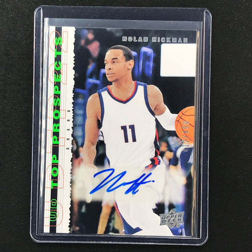 2022 Goodwin Champions Nolan Hickman Top Prospects Auto 412/499