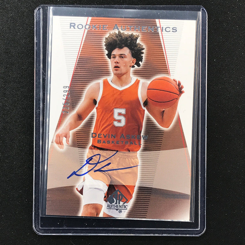 2022 Goodwin Champions Devin Askew Sp Authentic 2003-04 Rookie Auto 225/299