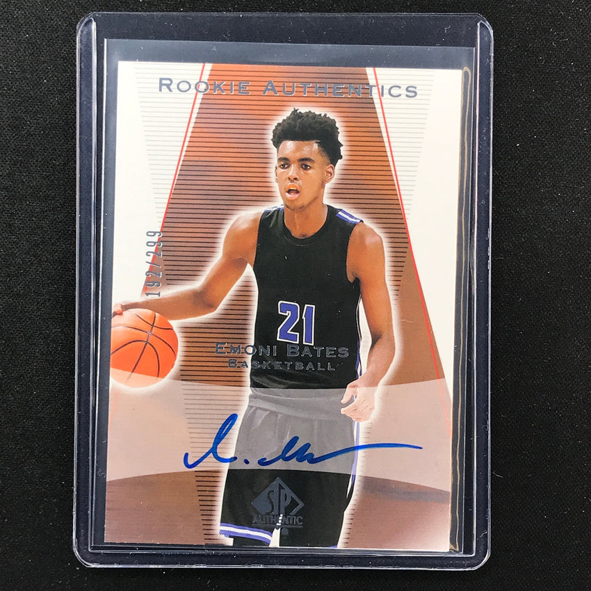 2022 Goodwin Champions Emoni Bates Sp Authentic 2003-04 Rookie Auto 192/299