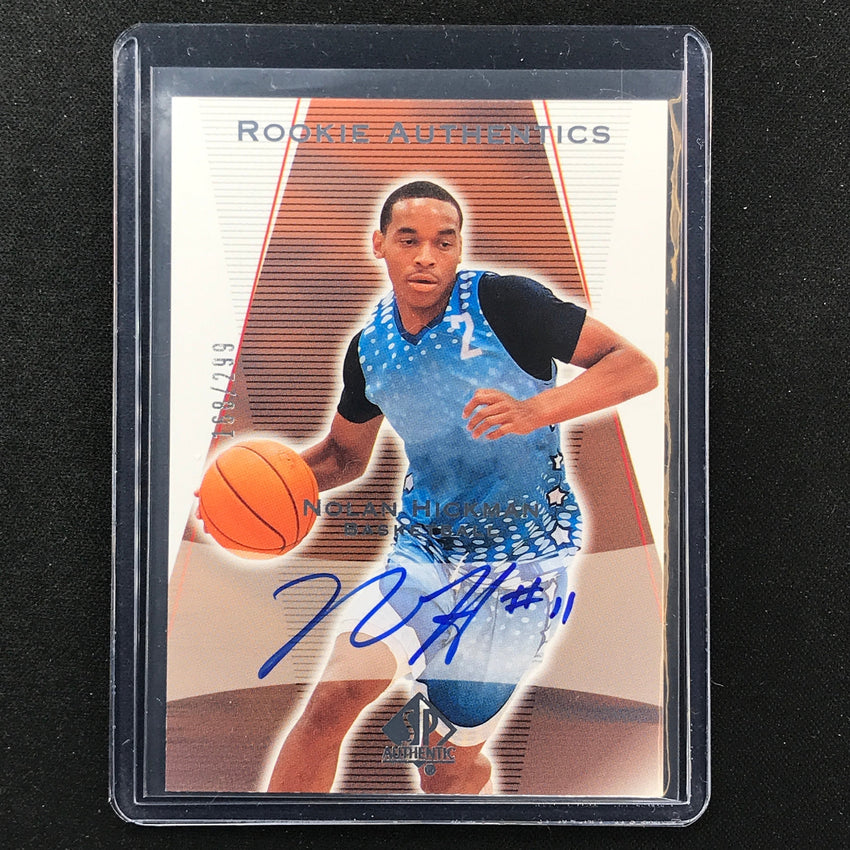 2022 Goodwin Champions Nolan Hickman Sp Authentic 2003-04 Rookie Auto 168/299
