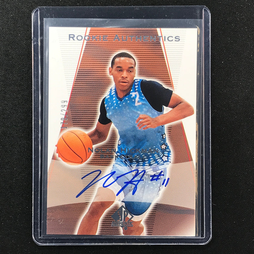 2022 Goodwin Champions Nolan Hickman Sp Authentic 2003-04 Rookie Auto 170/299