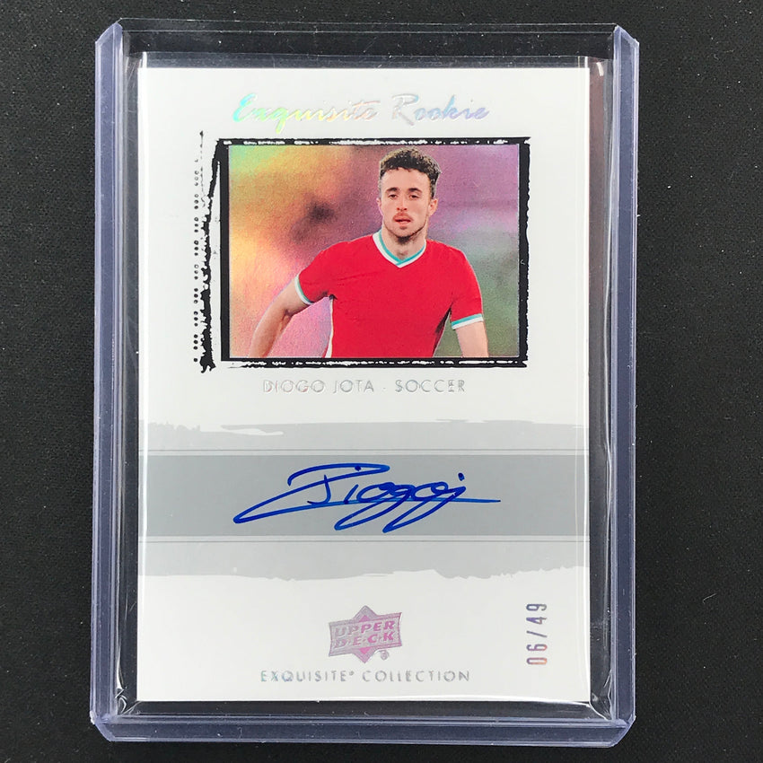 2022 Goodwin Champions Diogo Jota Exquisite Collection 2003-04 Rookie Auto 6/49