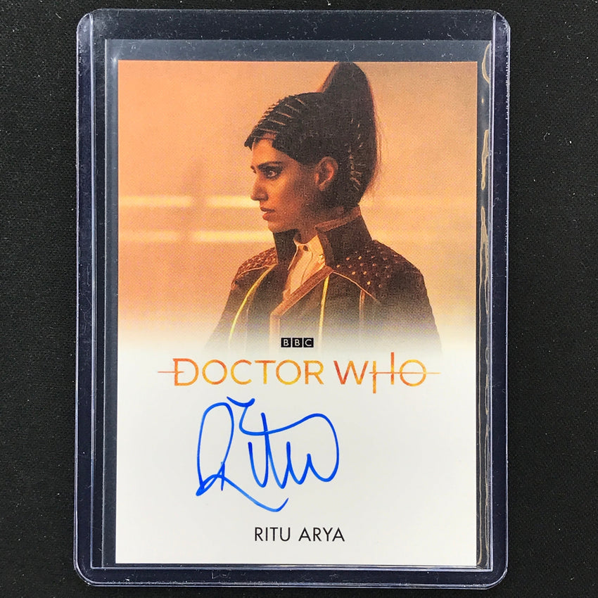 2022 Doctor Who Series 11 And 12 Ritu Arya As Gat 12.5 Hobby Auto Full Bleed