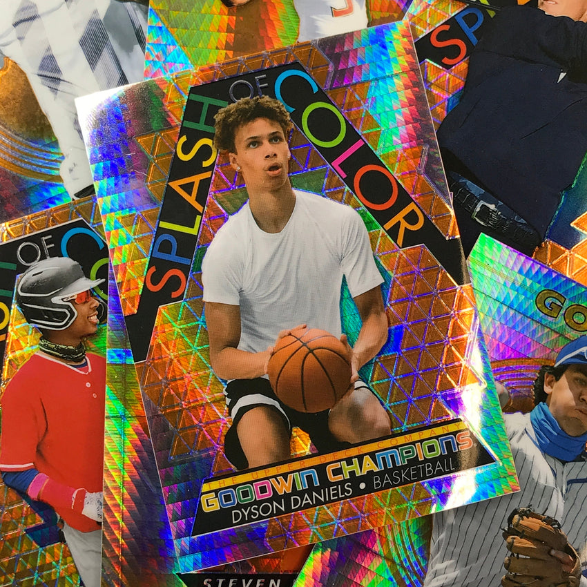 2022 Goodwin Champions WILL ZALATORIS Splash Color Platinum Orange Prism /499 #8