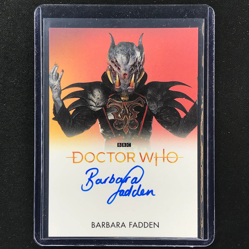 2022 Doctor Who Series 11 And 12 Barbara Fadden As Almak 11.6 Hobby Auto Bleed