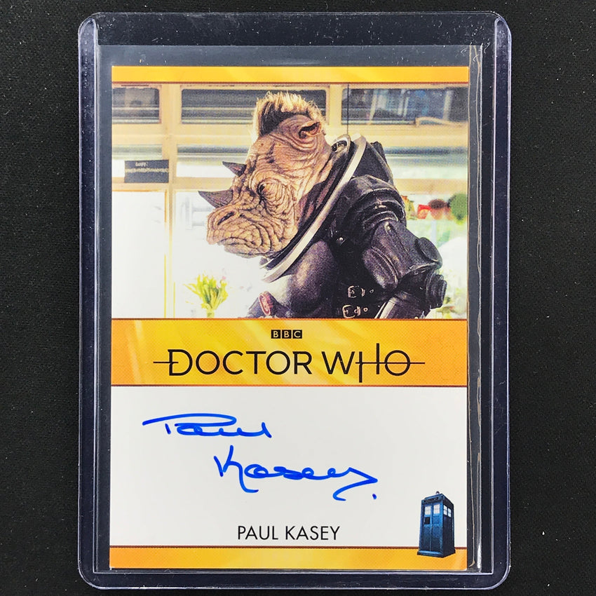 2022 Doctor Who Series 11 And 12 Paul Kasey Judoon Captain Pol-kon-don Hobby Auto