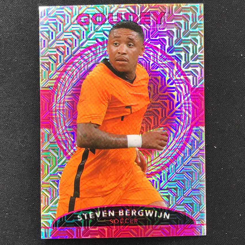 2022 Goodwin Champions STEVEN BERGWIJN Goudey Platinum Pink Traxx /299 #9