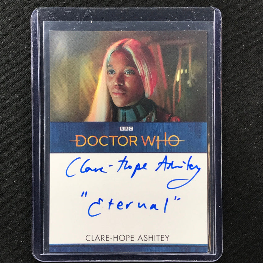 2022 Doctor Who Series 11 And 12 Clare-hope Ashitey As Rakaya Inscription Auto