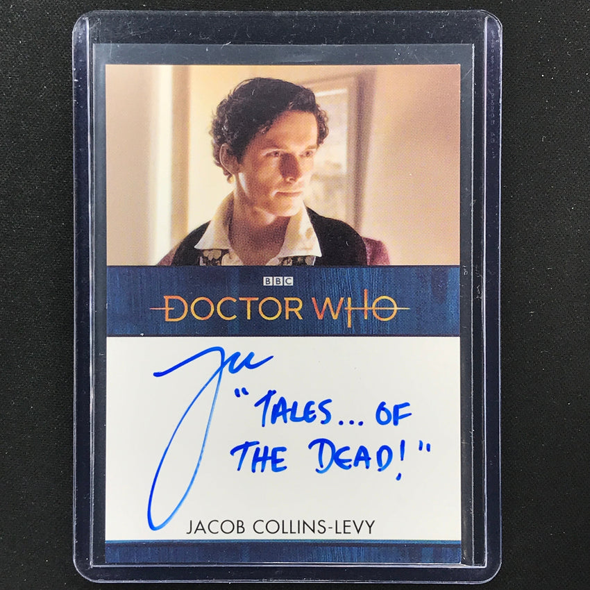 2022 Doctor Who Series 11 And 12 Jacob Collins-levy As Lord Byron Inscription Auto