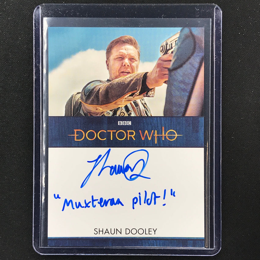 2022 Doctor Who Series 11 And 12 Shaun Dooley As Ezpo 11.2 Inscription Auto