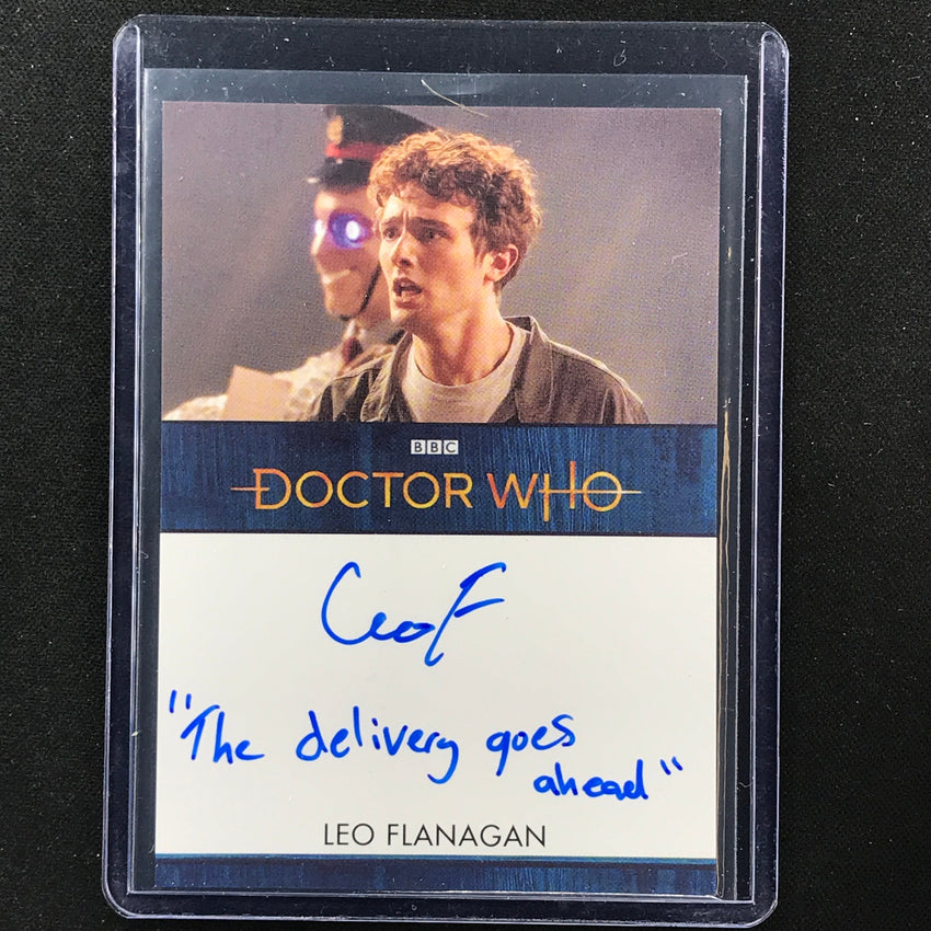 2022 Doctor Who Series 11 And 12 Leo Flanagan As Charlie Duffy Inscription Auto