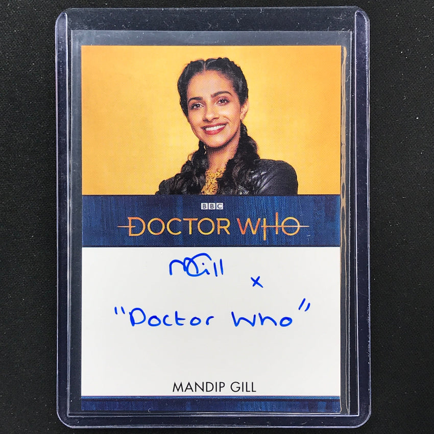 2022 Doctor Who Series 11 And 12 Mandip Gill As Yasmin Khan Inscription Auto