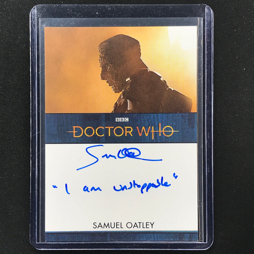 2022 Doctor Who Series 11 And 12 Samuel Oatley As Tzim-sha Inscription Auto