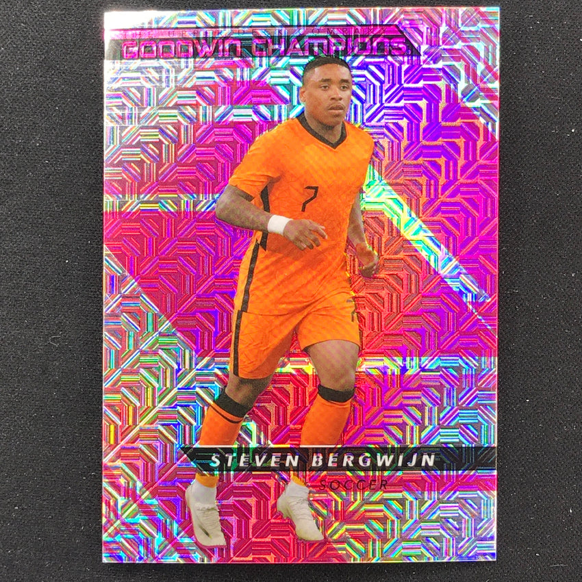 2022 Goodwin Champions STEVEN BERGWIJN Base Platinum Pink Traxx /299 #9