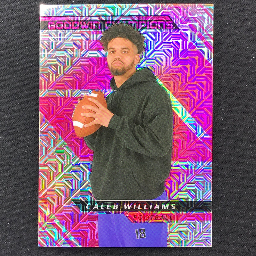 2022 Goodwin Champions CALEB WILLIAMS Base Platinum Pink Traxx /299 #28