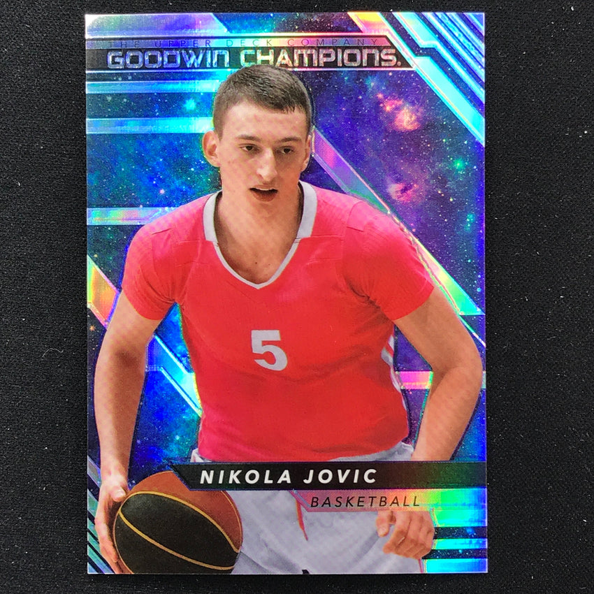 2022 Goodwin Champions Nikola Jovic Base Platinum High Series Cosmic /199