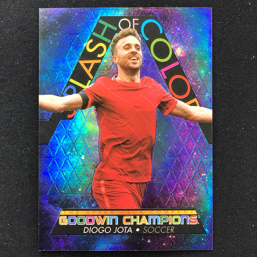2022 Goodwin Champions DIOGO JOTA Splash of Color Platinum Cosmic /199 #3