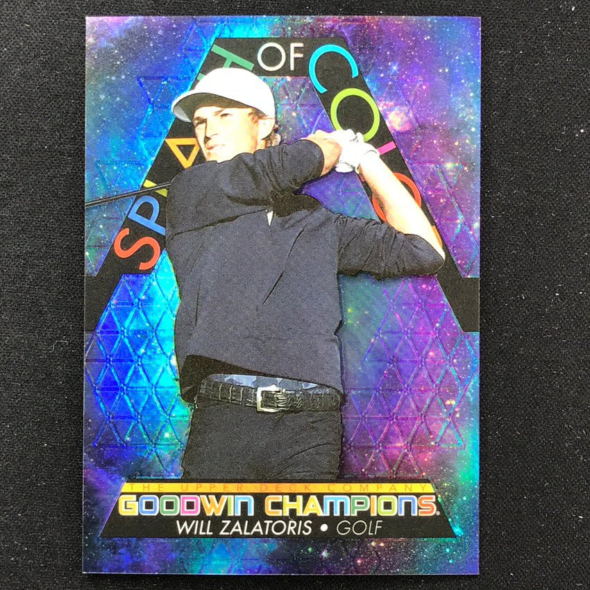 2022 Goodwin Champions WILL ZALATORIS Splash of Color Platinum Cosmic /199 #8