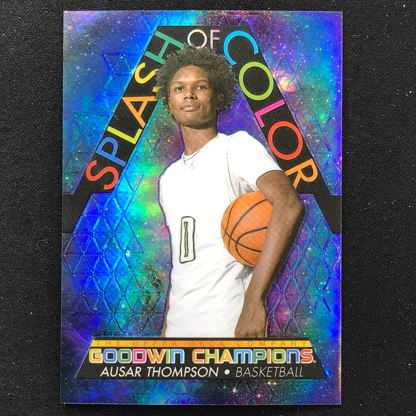 2022 Goodwin Champions Ausar Thompson Splash Of Color Platinum Cosmic /199 No 28