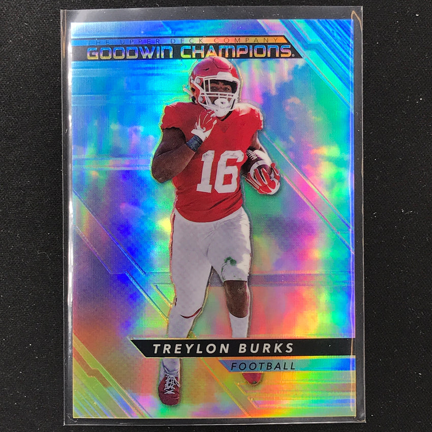 2022 Goodwin Champions Treylon Burks Base Platinum High Series Sky 14/99
