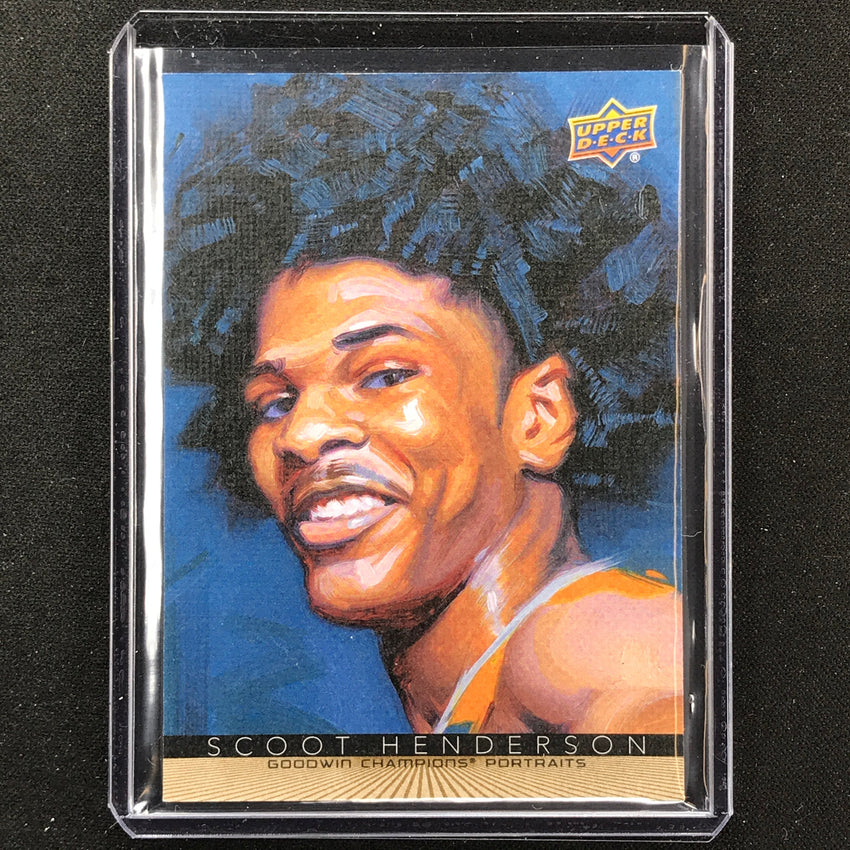 2022 Goodwin Champions Scoot Henderson Portraits Base Sp No 16
