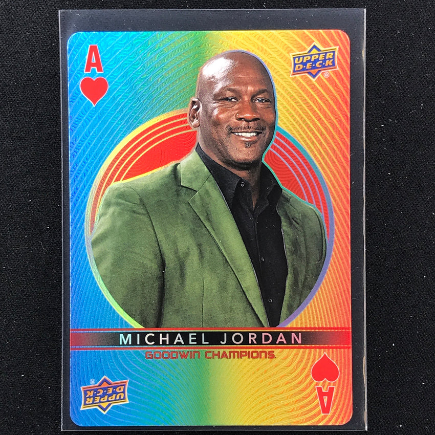 2022 Goodwin Champions Michael Jordan Playing Cards - Aces Sp Ace-hearts
