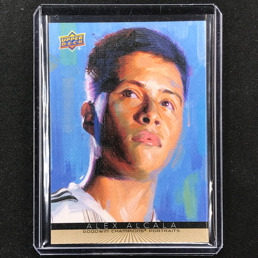 2022 Goodwin Champions ALEX ALCALA Portraits Base SP #83