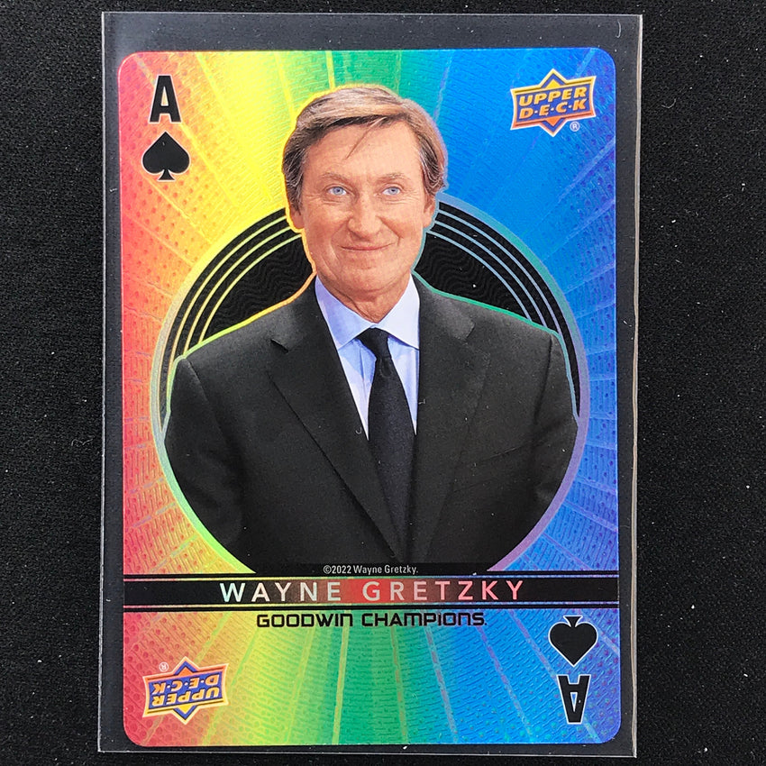 2022 Goodwin Champions Wayne Gretzky Playing Cards - Aces Sp Ace-spades