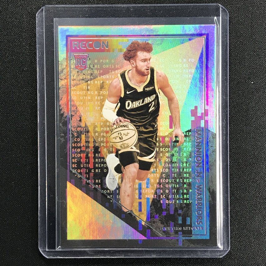 2020-21 Recon Nico Mannion Scouting Reports Rookie Base No 25