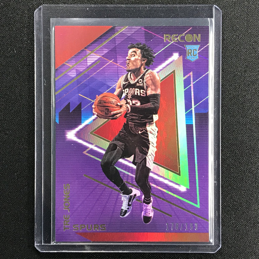 2020-21 Recon Tre Jones Rookie Red 178/199