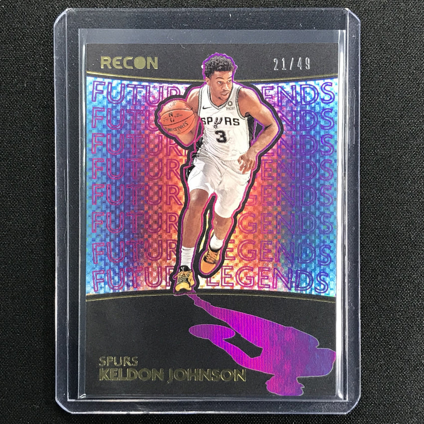 2020-21 Recon Keldon Johnson Future Legends Purple 21/49