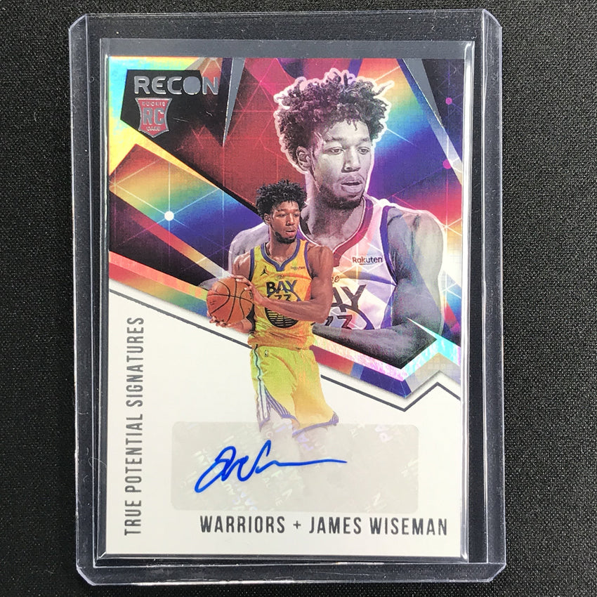2020-21 Recon JAMES WISEMAN True Potential Signatures Rookie Auto #ISJ