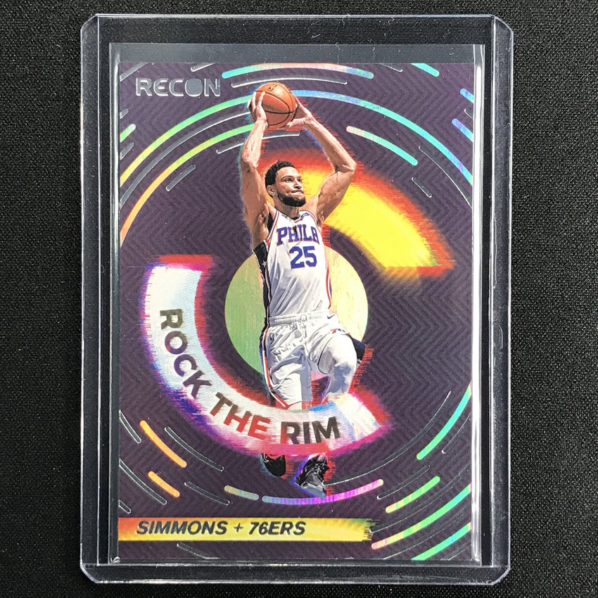 2020-21 Recon BEN SIMMONS Rock the Rim Base #9
