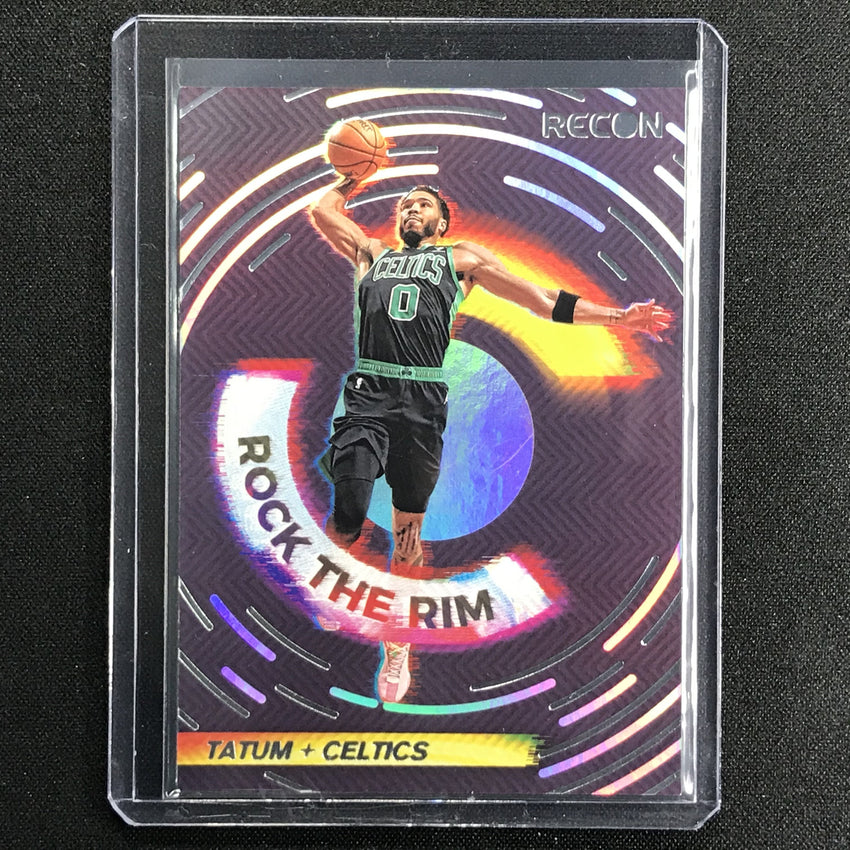 2020-21 Recon Jayson Tatum Rock The Rim Base No 17