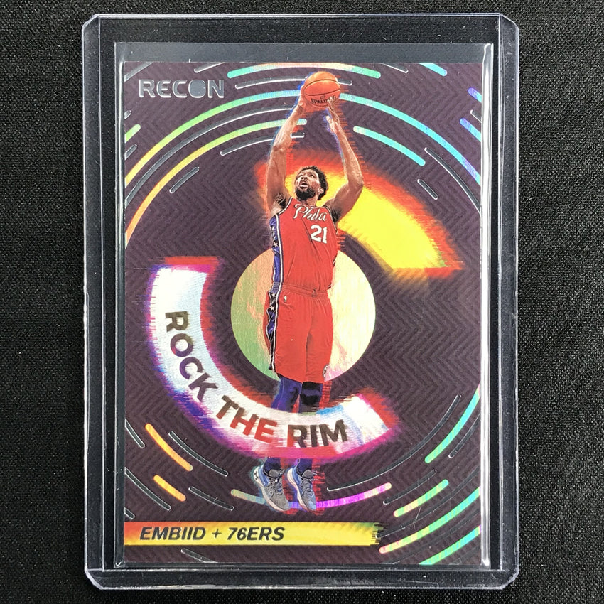 2020-21 Recon JOEL EMBIID Rock the Rim Base #19