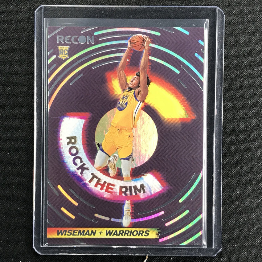 2020-21 Recon JAMES WISEMAN Rock the Rim Rookie Base #24